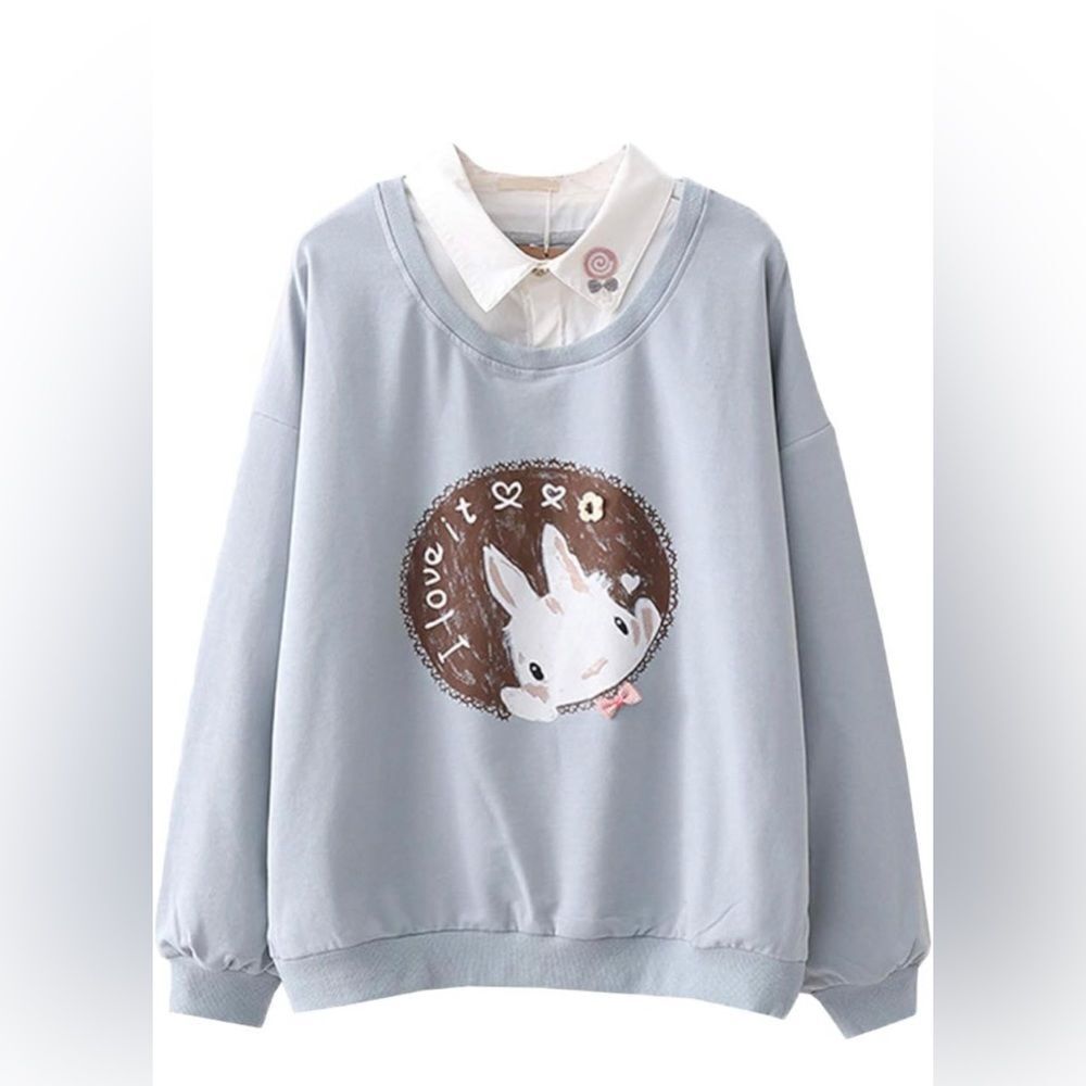 Cute Pullover Sweatshirts for Women Long Sleeves 2Piece